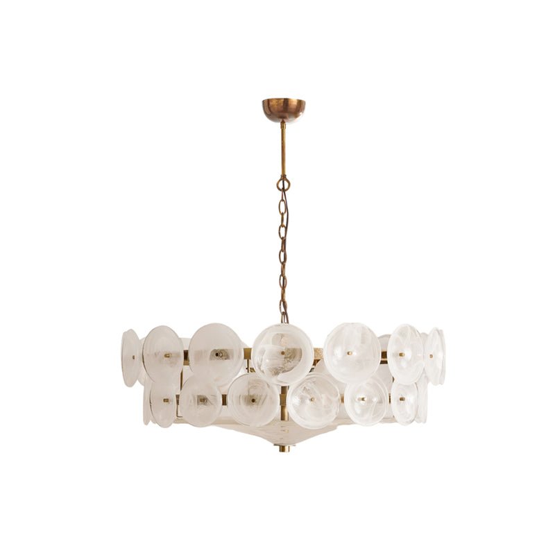 Solaris Disc Murano Chandelier - DEPRIMO