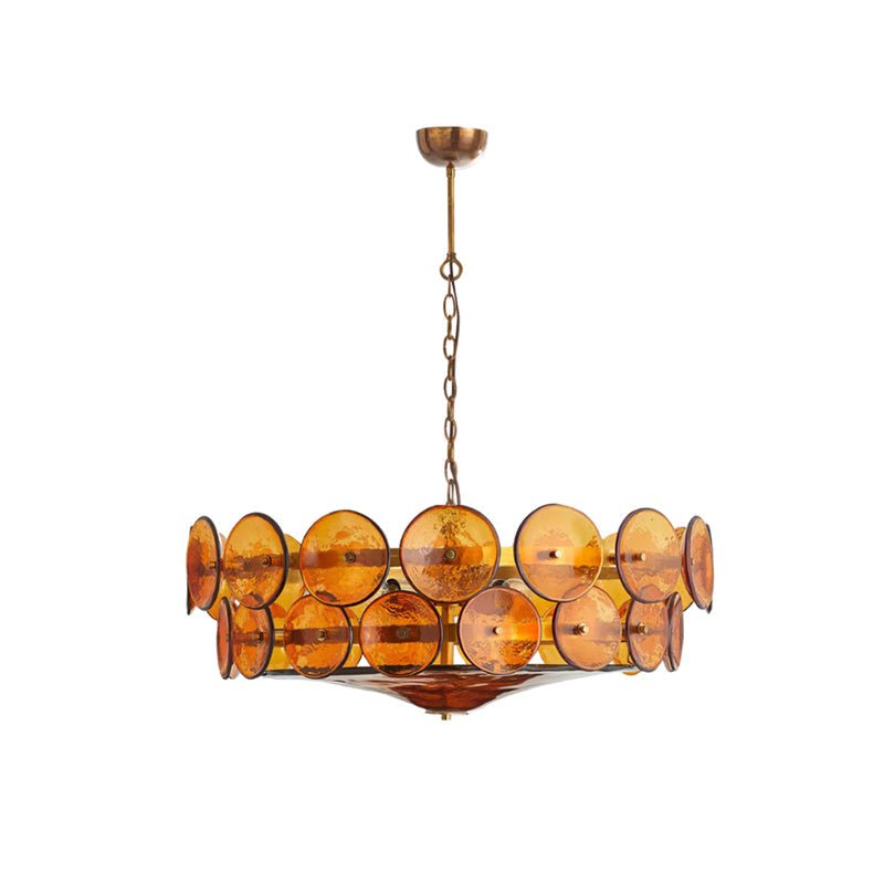Solaris Disc Murano Chandelier - DEPRIMO