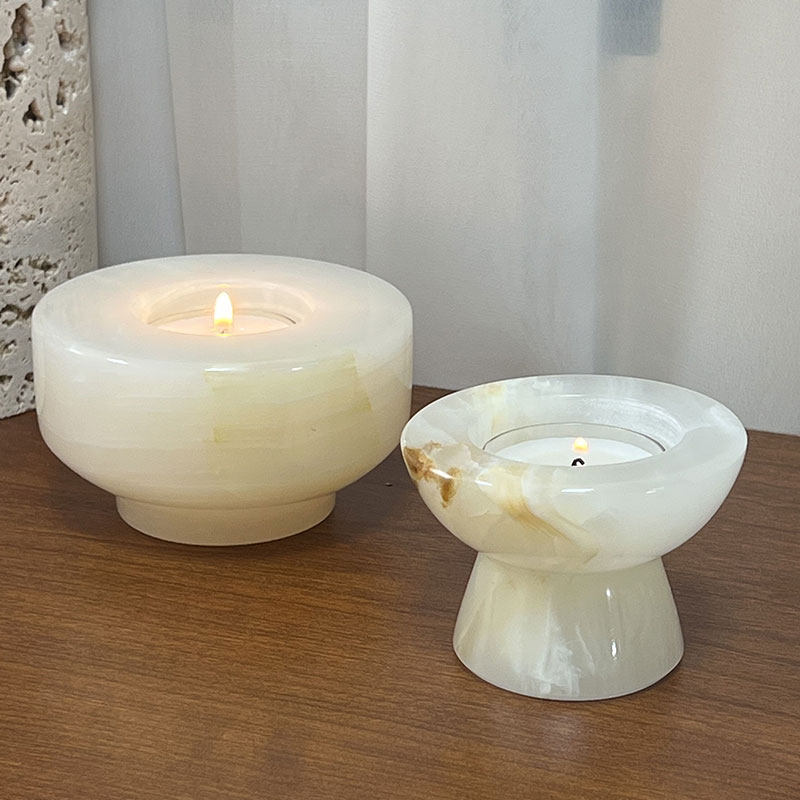 Stone Halo Candle Holder Set - Vakkerlight