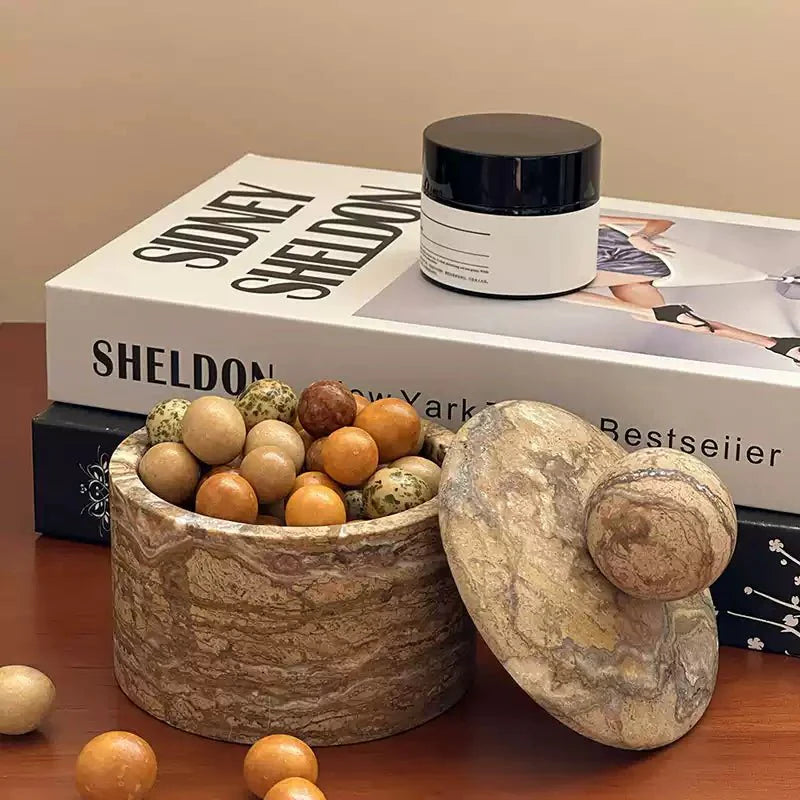 Кам'яна скринька для зберігання Strata Sphere