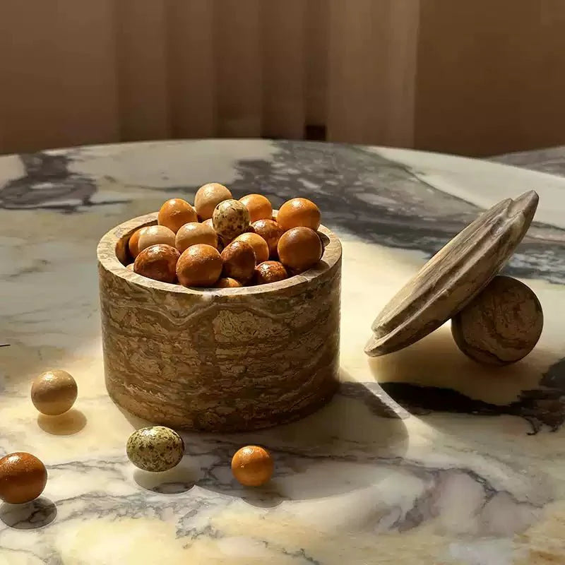 Кам'яна скринька для зберігання Strata Sphere