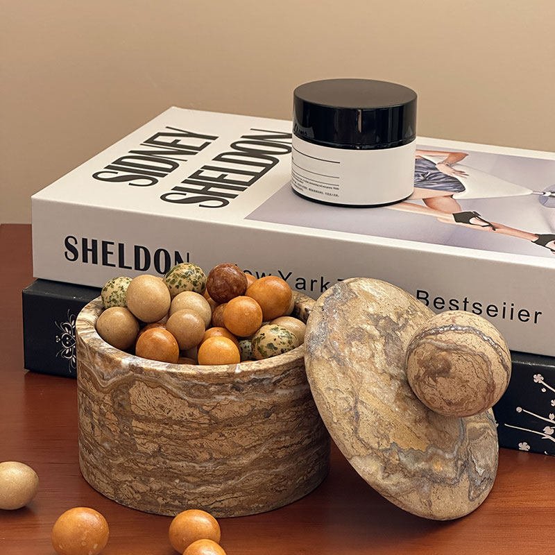 Кам'яна скринька для зберігання Strata Sphere