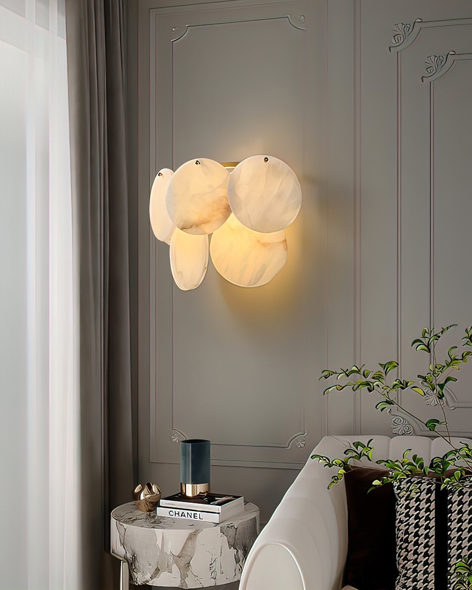 Настінний світильник Strata Lumina Alabaster