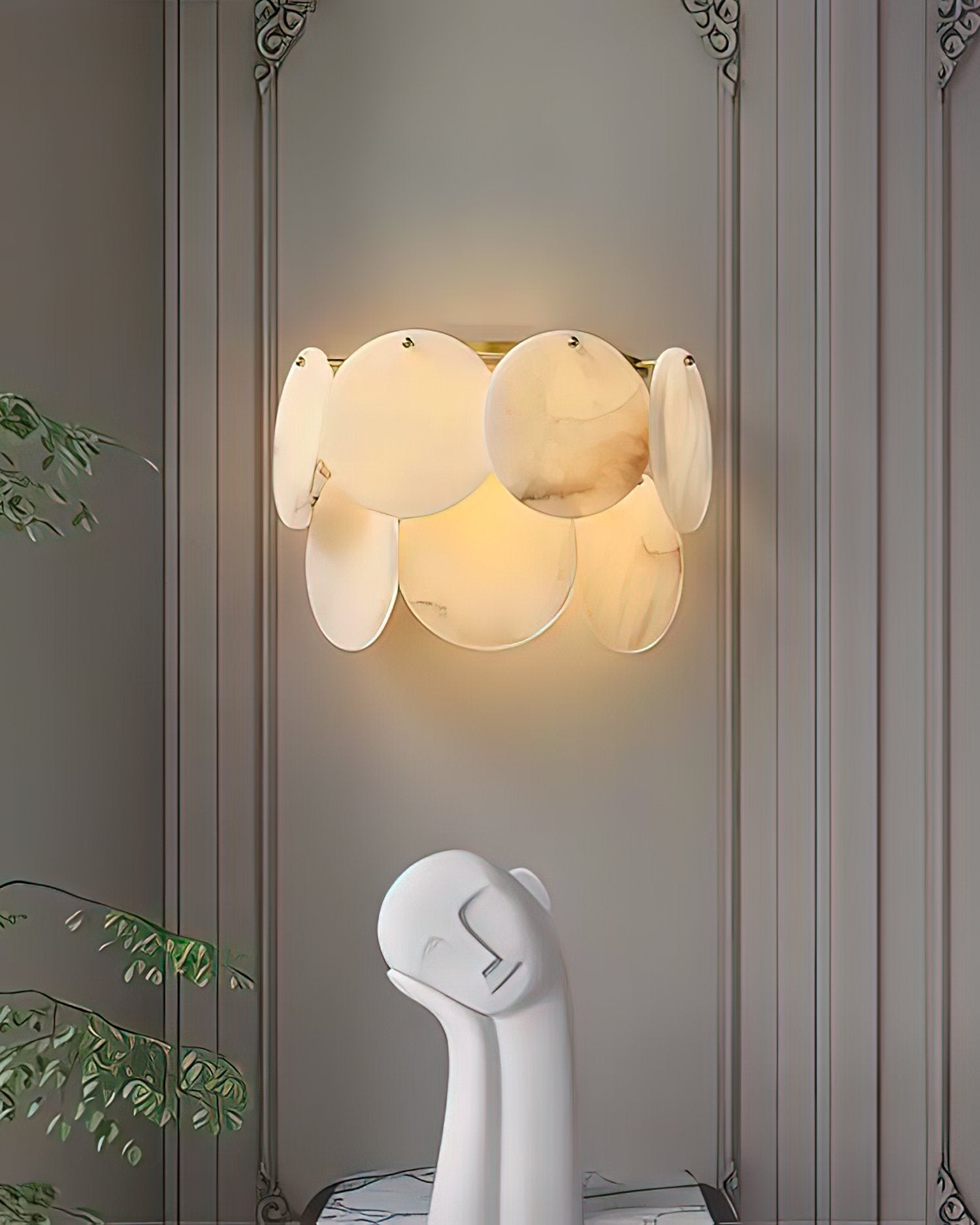 Настінний світильник Strata Lumina Alabaster