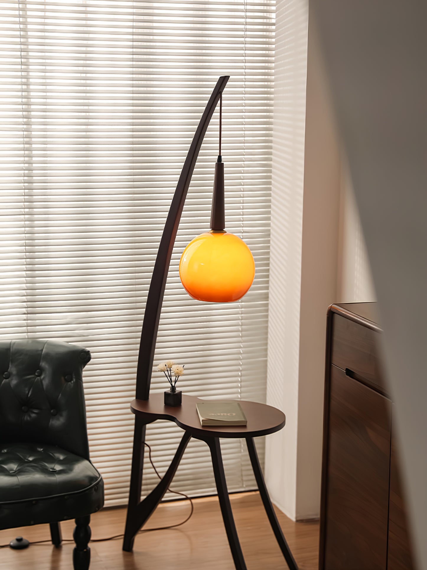 Торшер Arc Wood
