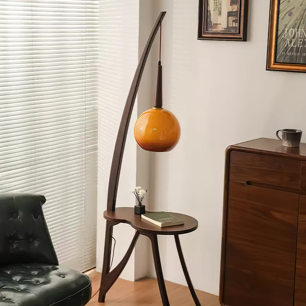 Торшер Arc Wood