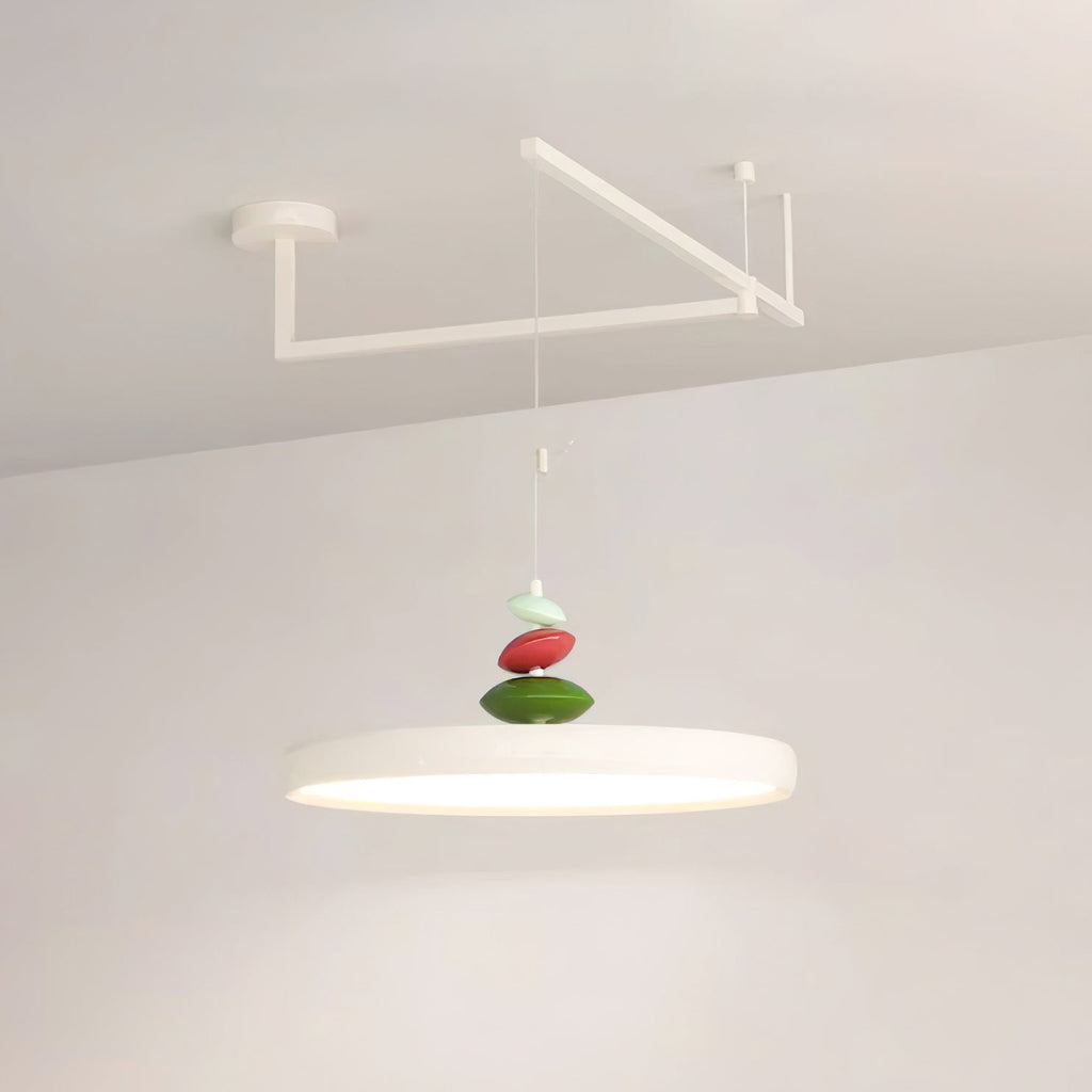 Swing Arm Stone Pendant Light - DEPRIMO