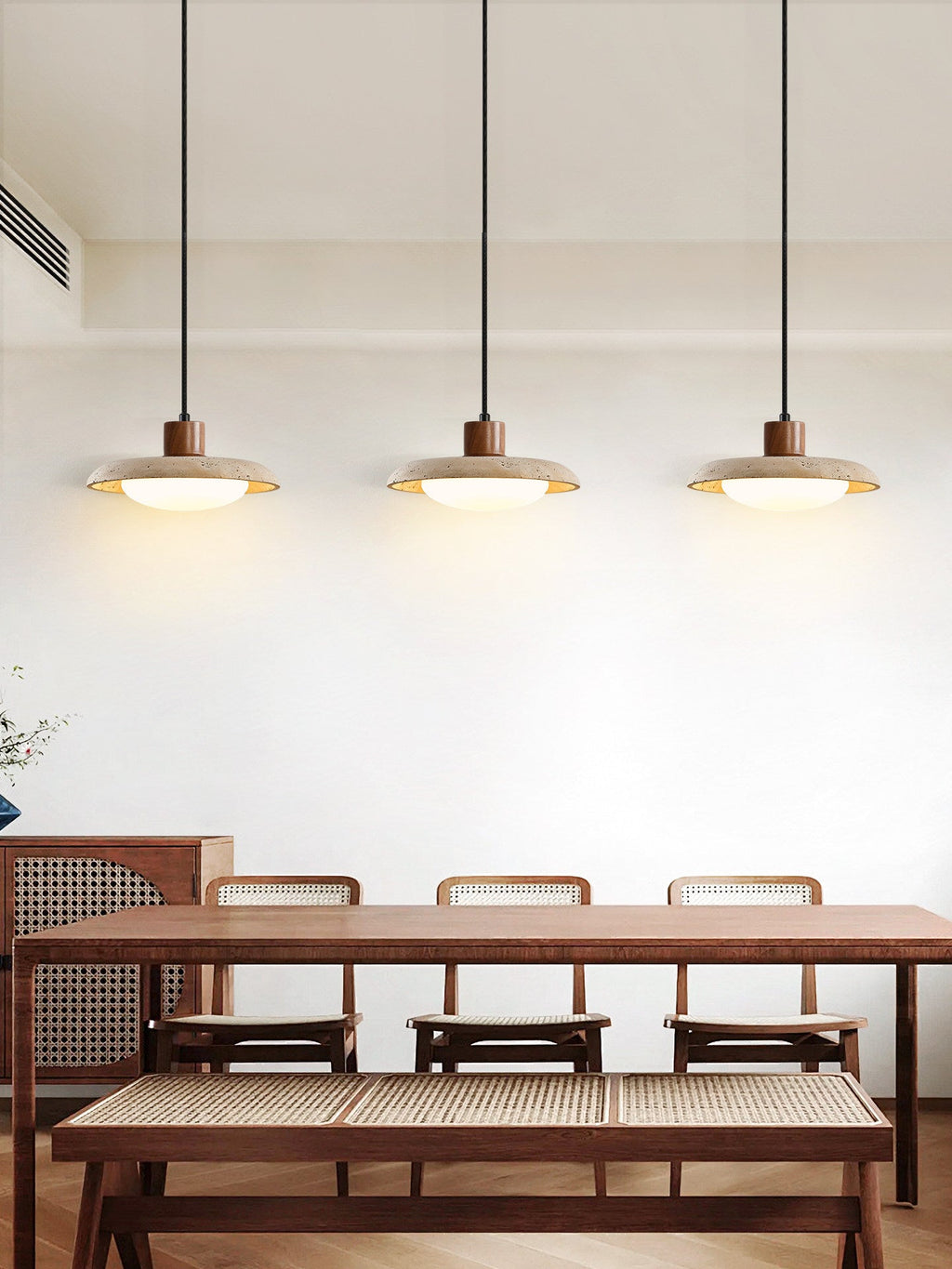 Tavola Travertine Pendant Light