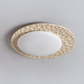 Textured Organic Travertine Ceiling Lamp - Vakkerlight