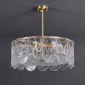 Traditional Classic Metal Glass Chandelier - DEPRIMO
