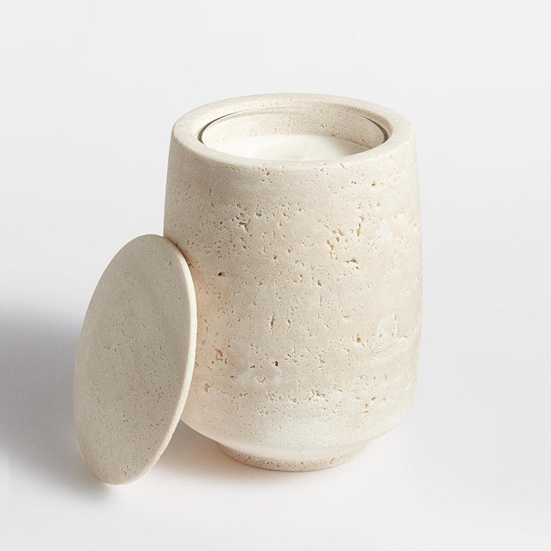 Travertine Candle Holder - Vakkerlight