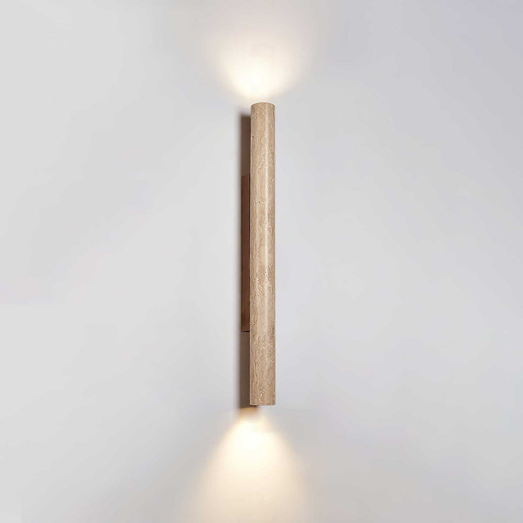 Travertine Column Wall Light - DEPRIMO