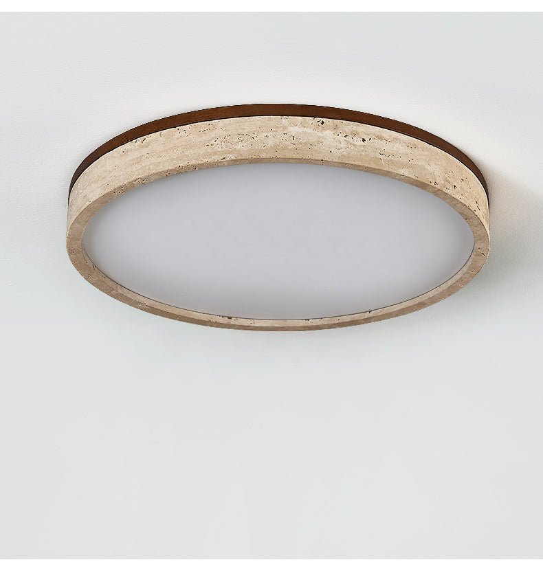 Круглый потолочный светильник Travertine Halo