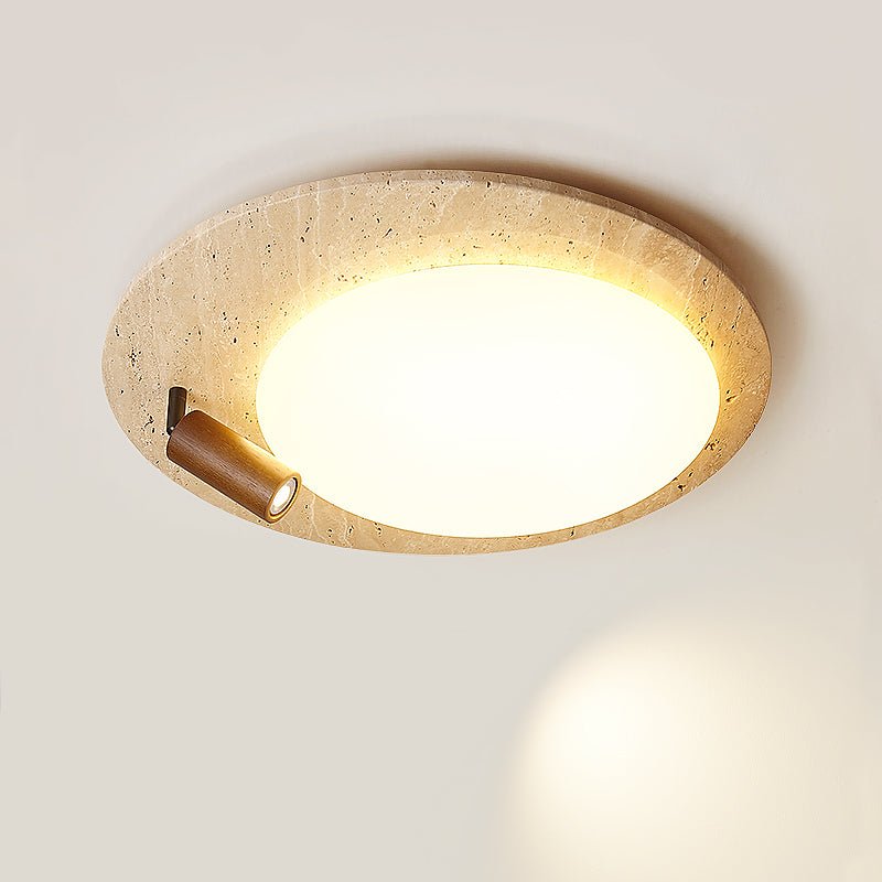 Овальный потолочный светильник с ручкой Travertine