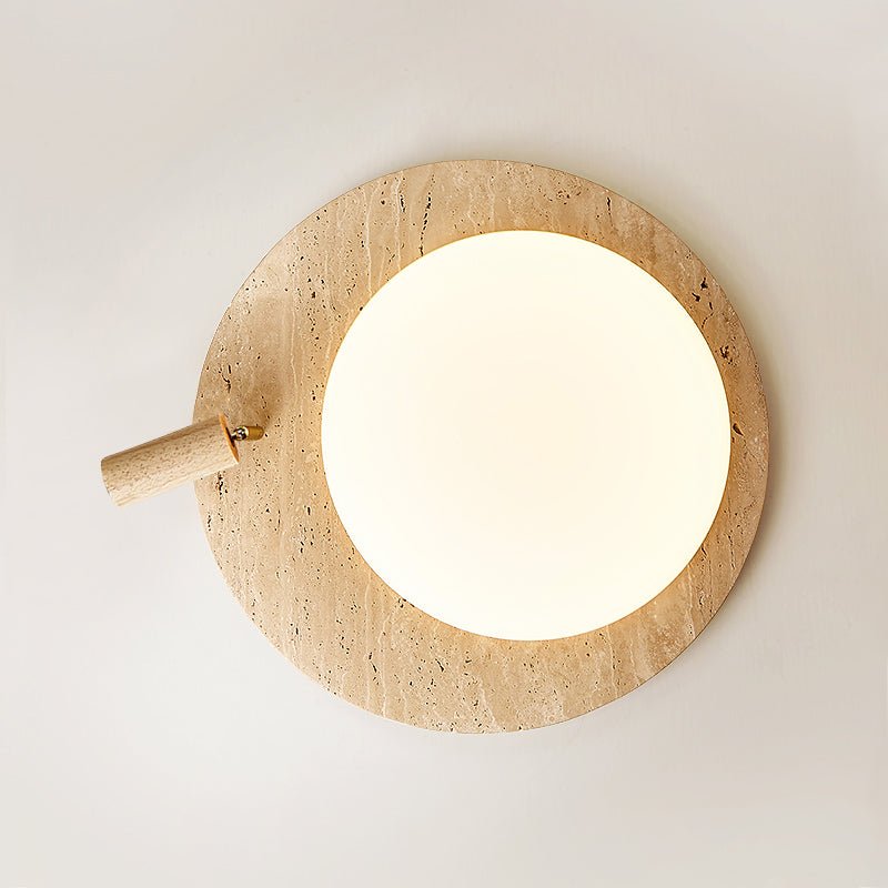 Овальный потолочный светильник с ручкой Travertine