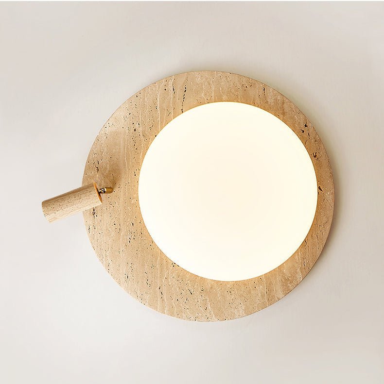 Овальный потолочный светильник с ручкой Travertine
