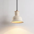 Travertine Ribbed Dome Pendant Light - Vakkerlight