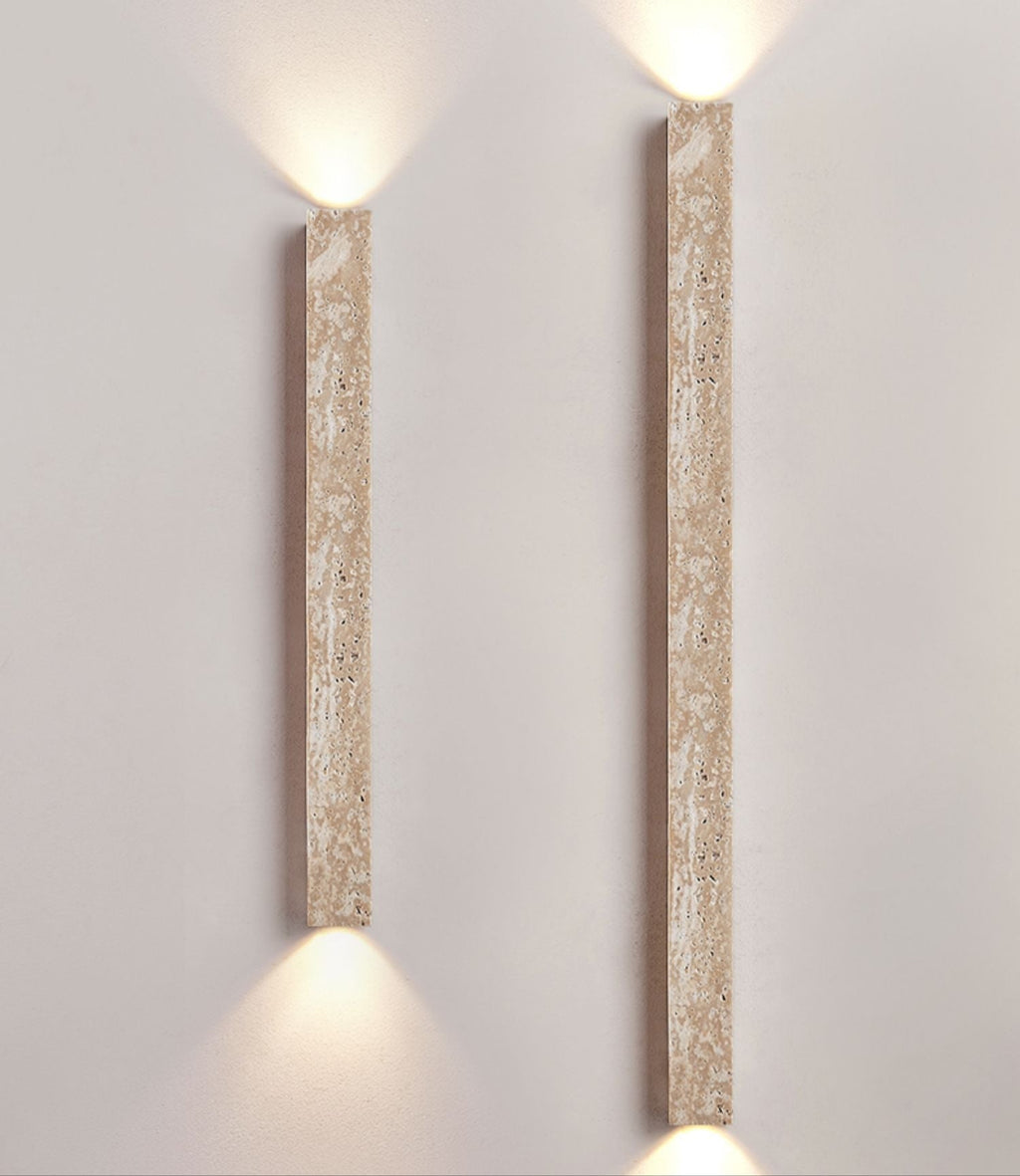 Travertine Stripe Wall Sconce