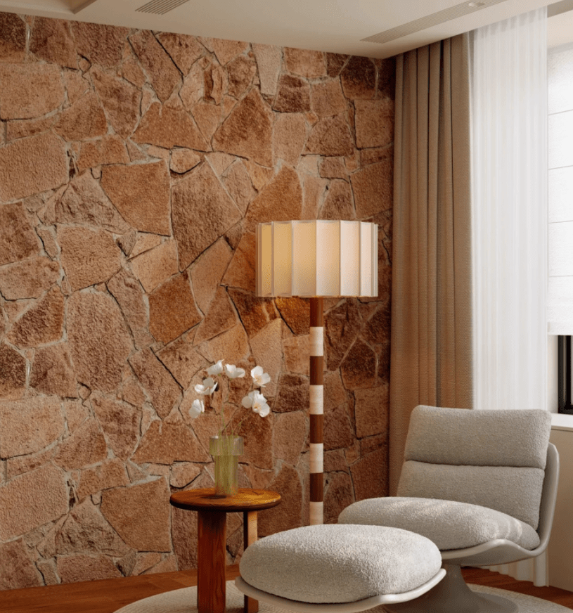 Торшер Travertine Striped