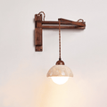 Travertine Swing Arm Wall Sconce - Vakkerlight