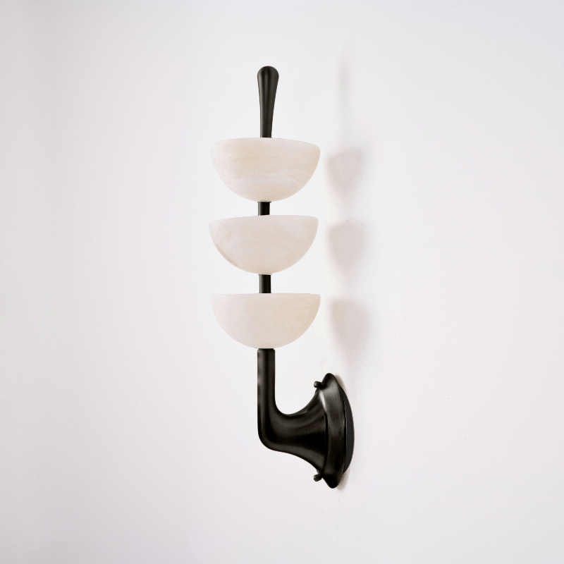 Triple Alabaster Wall Sconce - DEPRIMO
