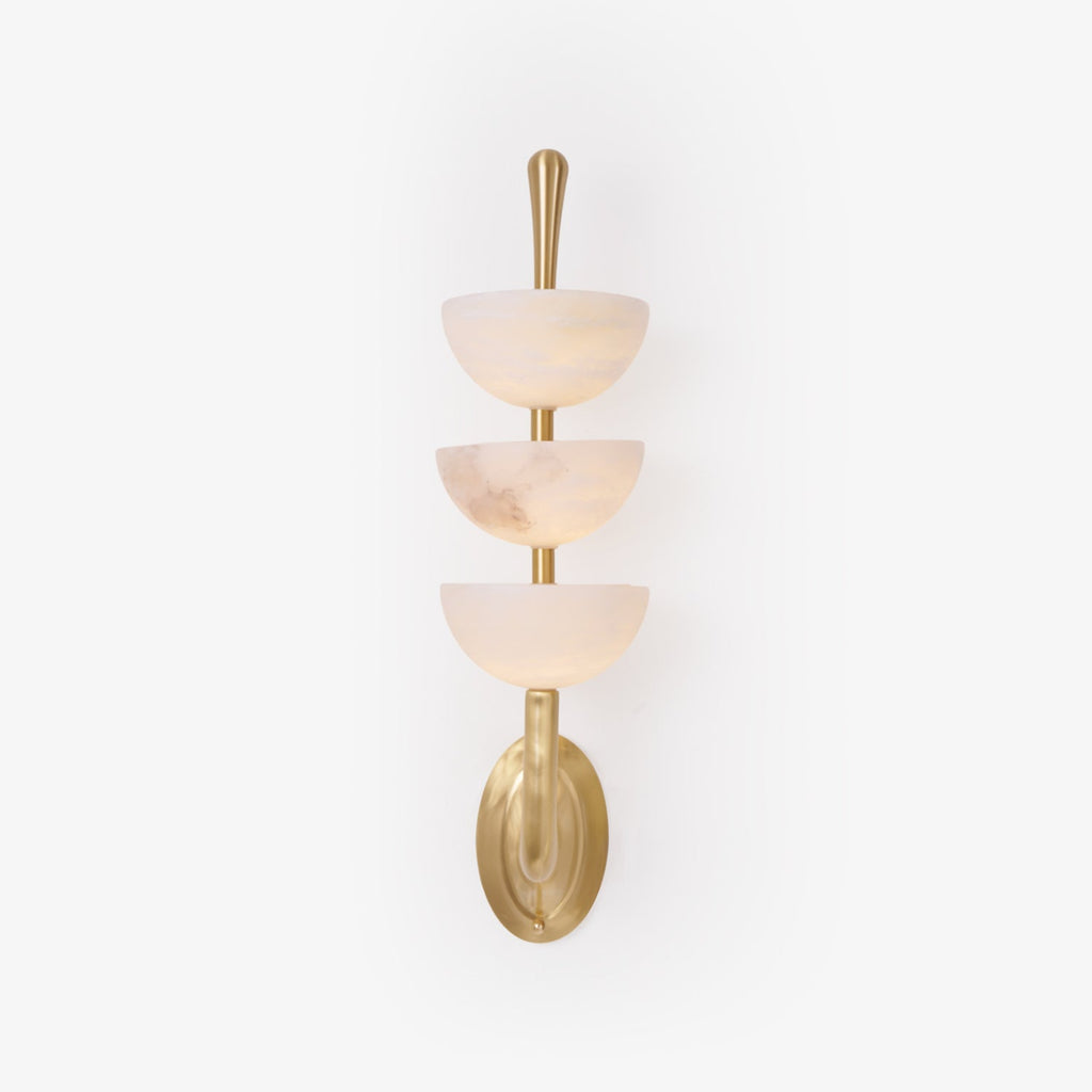 Triple Alabaster Wall Sconce - DEPRIMO