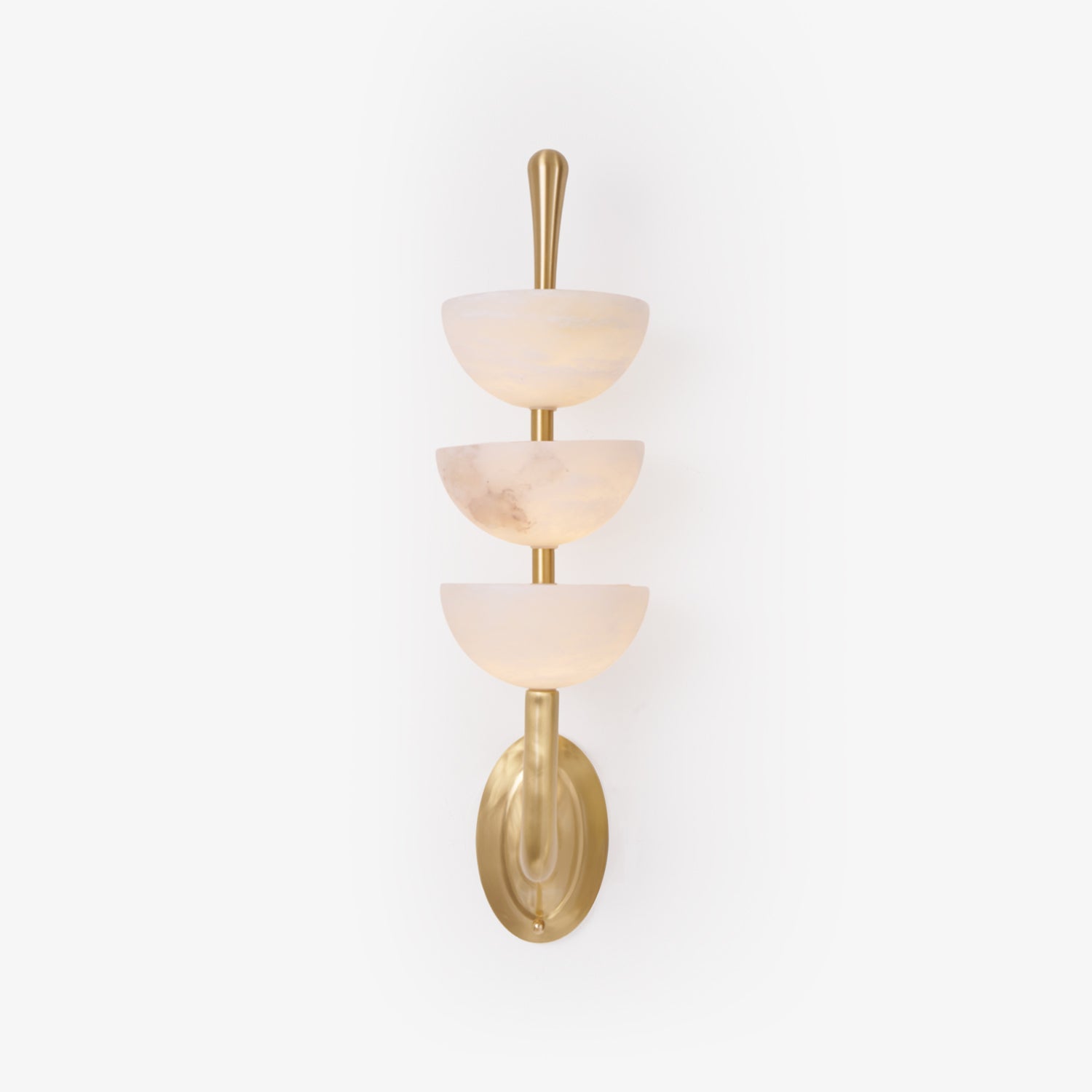 Triple Alabaster Wall Sconce - DEPRIMO