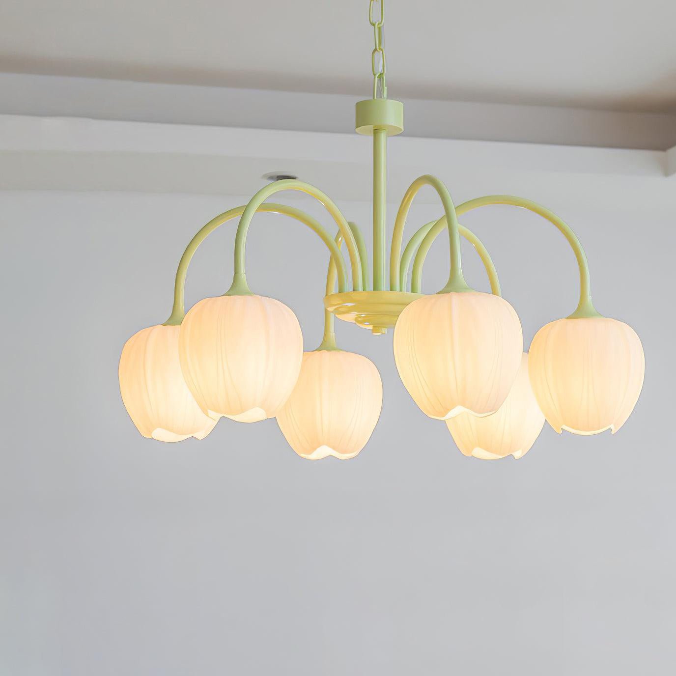 Tulip Matcha Chandelier - DEPRIMO