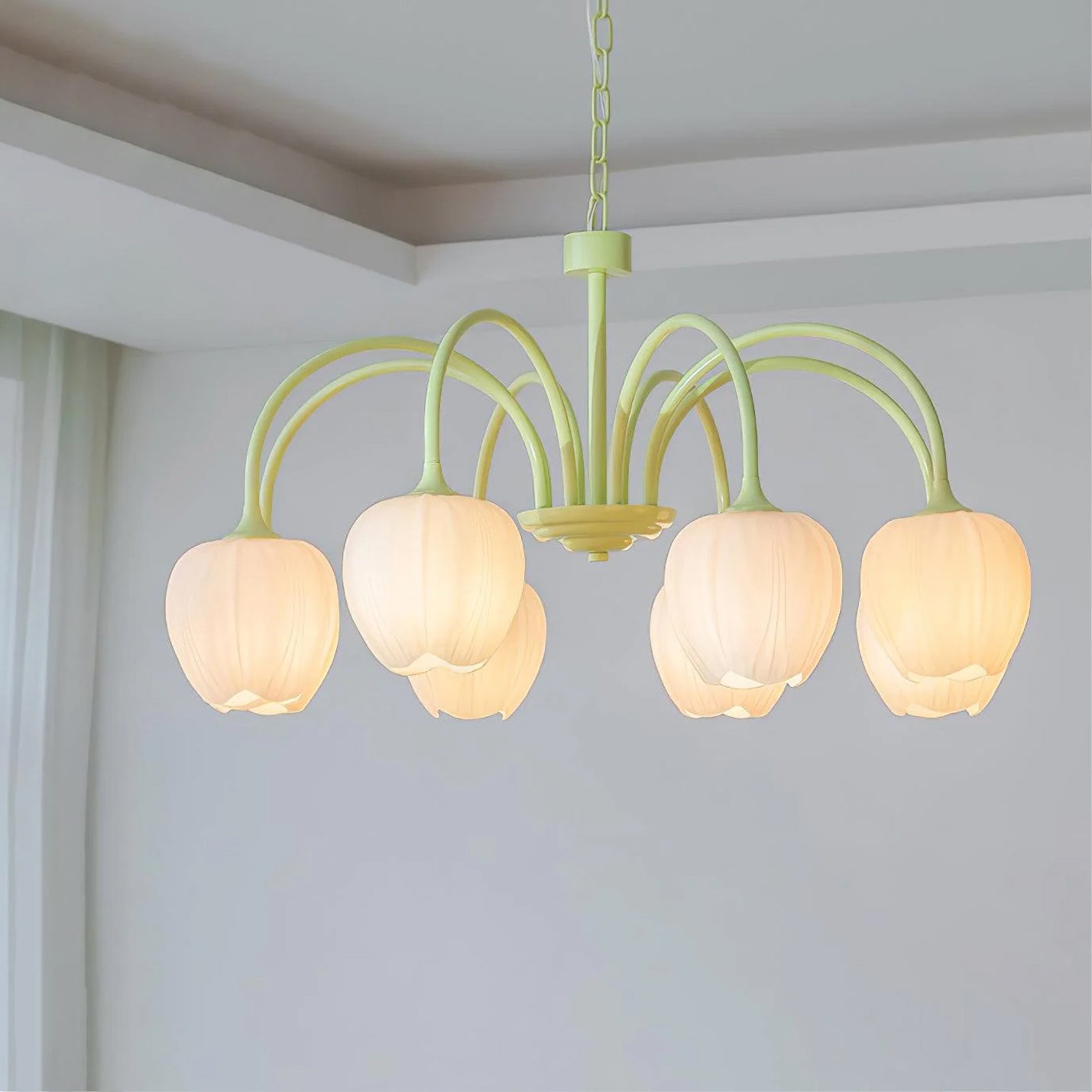 Tulip Matcha Chandelier - DEPRIMO