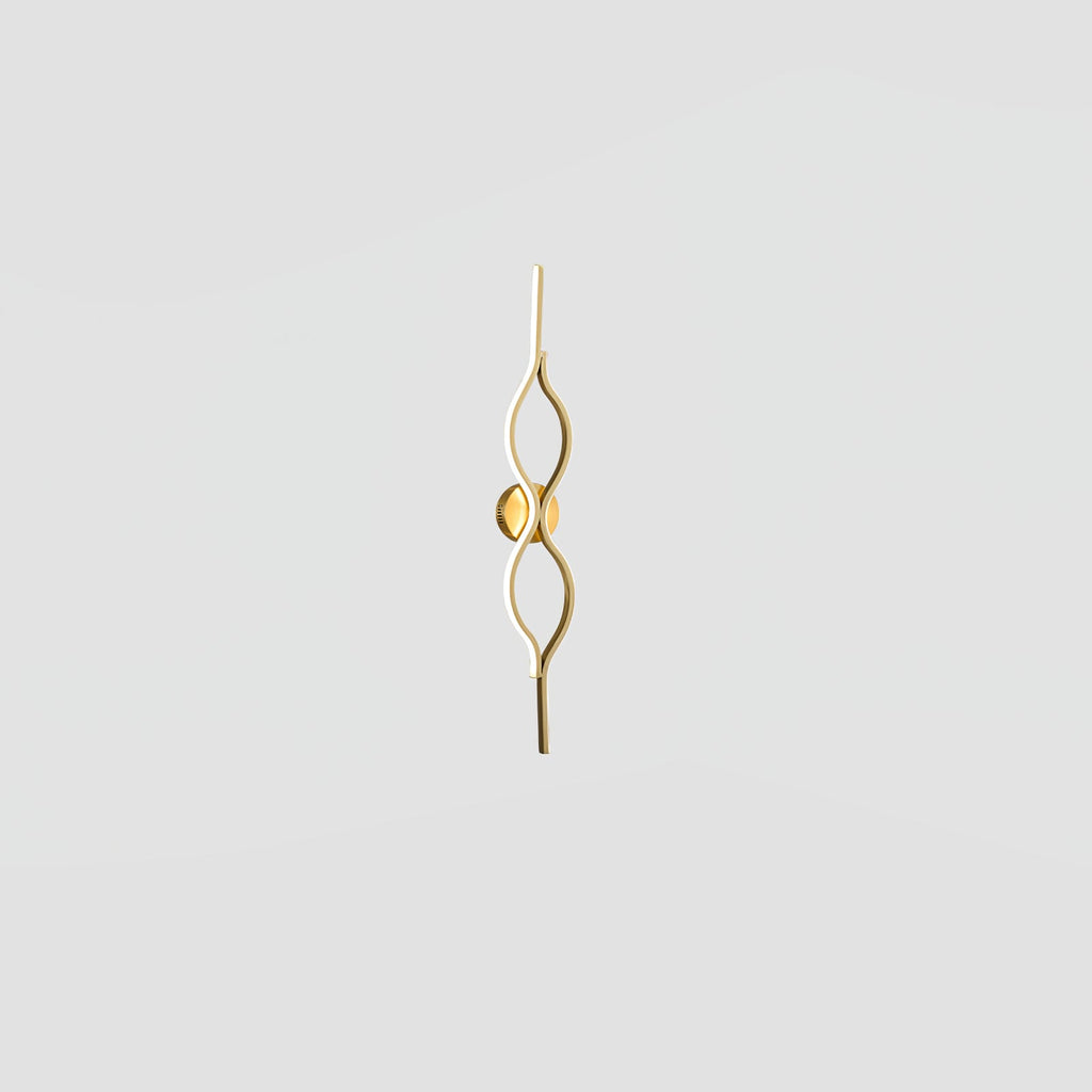 Twist Brass Wall Light - Vakkerlight