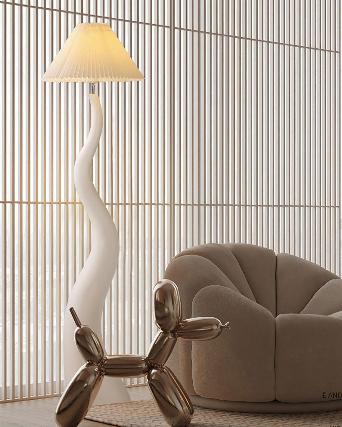 Торшер Twisted Pleated