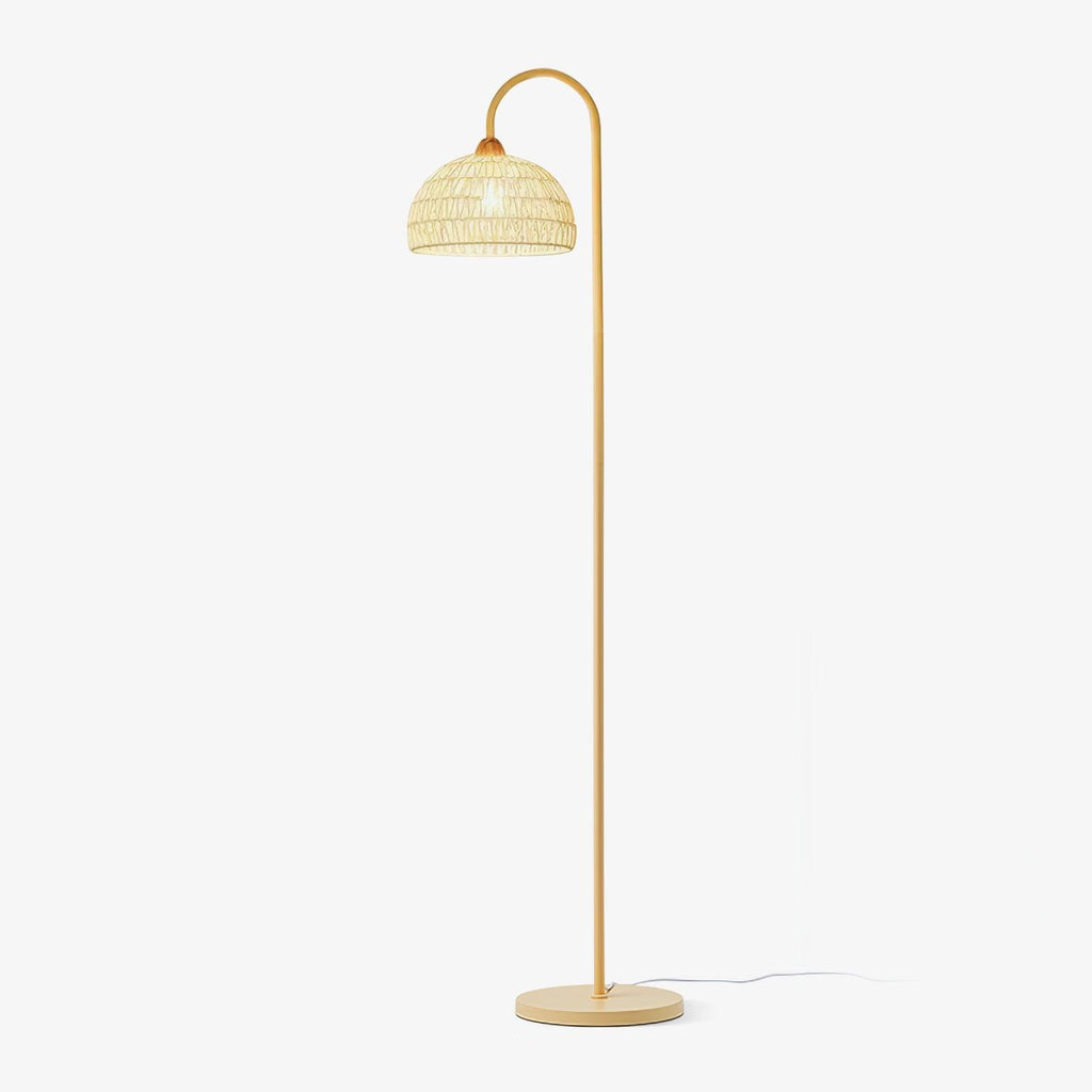 Rattan Arch Floor Lamp - DEPRIMO