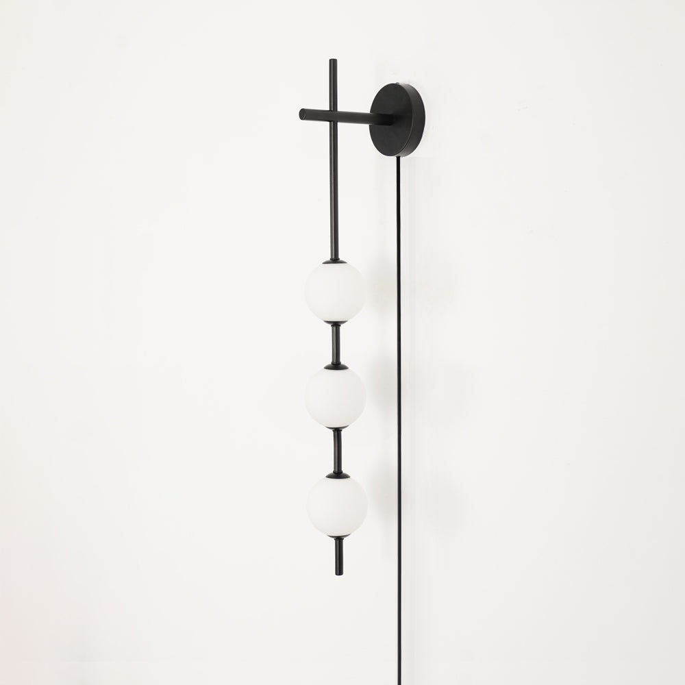 Vertical Globe Plug - in Wall Lamp - DEPRIMO