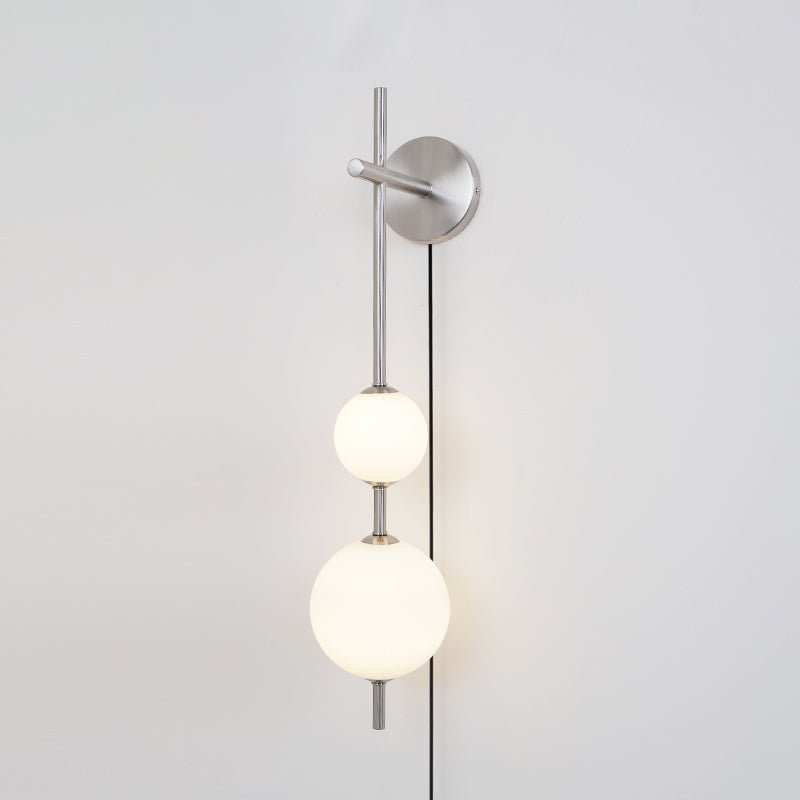 Vertical Globe Plug - in Wall Lamp - DEPRIMO