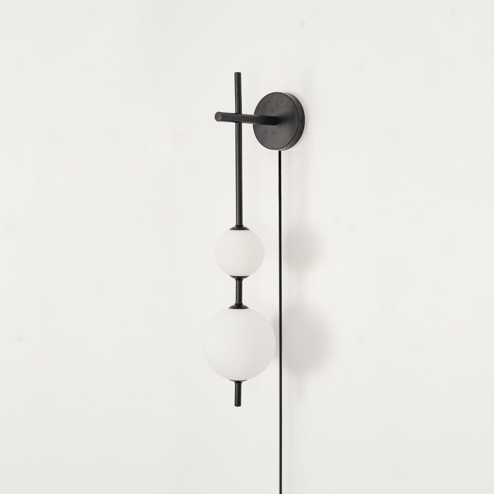 Vertical Globe Plug - in Wall Lamp - DEPRIMO