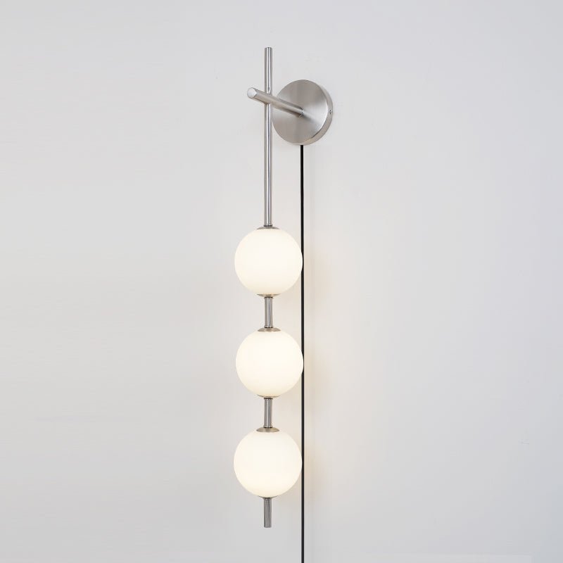 Vertical Globe Plug - in Wall Lamp - DEPRIMO