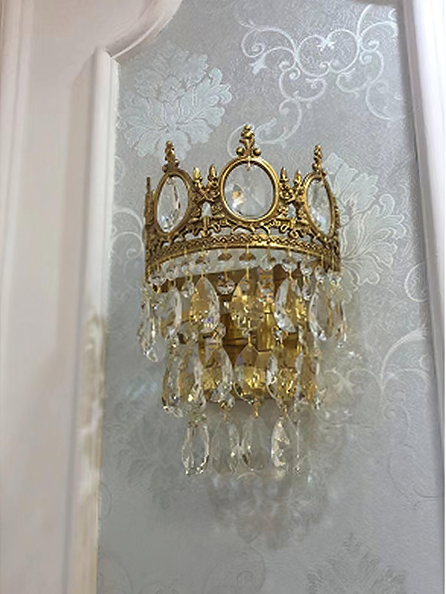 Вінтажна кришталева бра