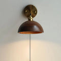 Vintage Wood Plug - in Wall Lamp - DEPRIMO