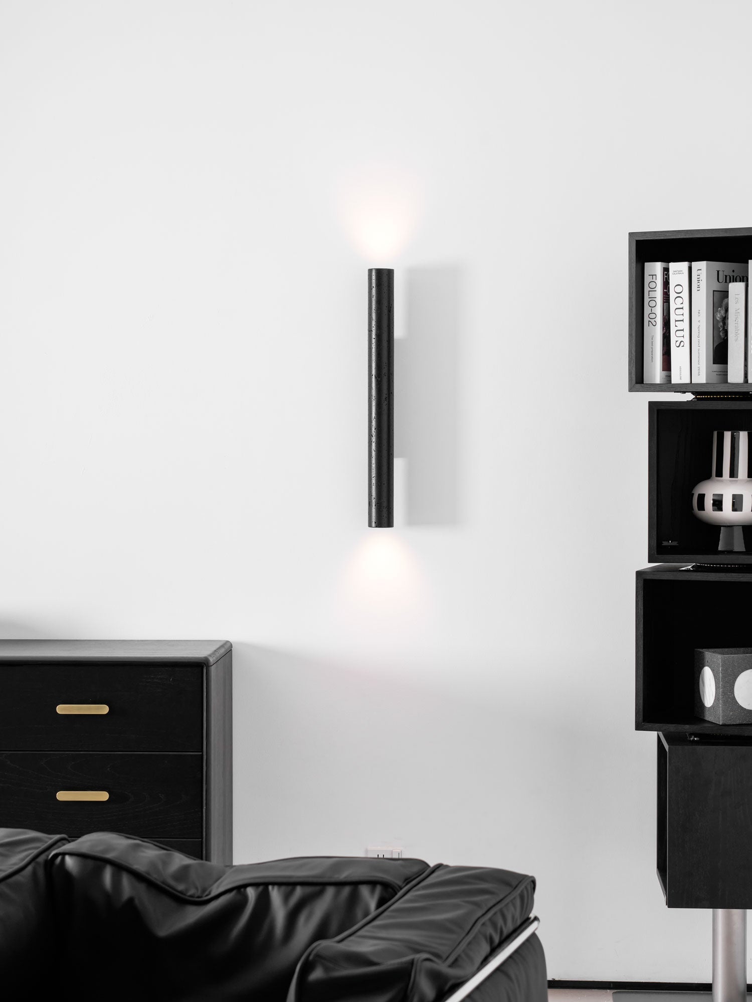 Volcanic Noir Wall Sconce