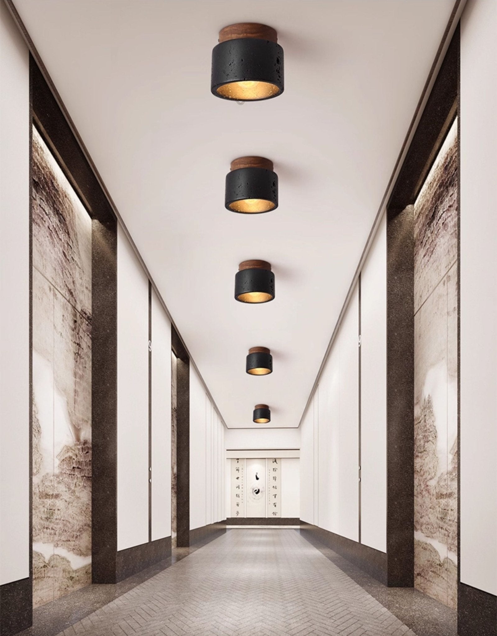 Volcanic Glow Ceiling Light