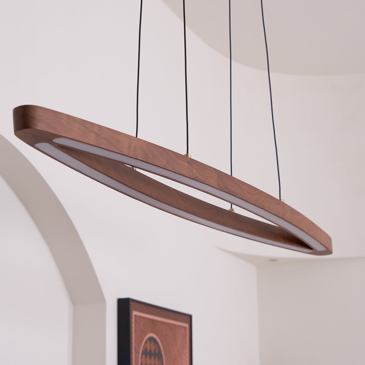 Линейный подвесной светильник Walnut Arc
