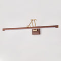 Walnut Color Linear Adjustable Wall Light - Vakkerlight