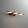 Walnut Color Linear LED Wall Light - DEPRIMO