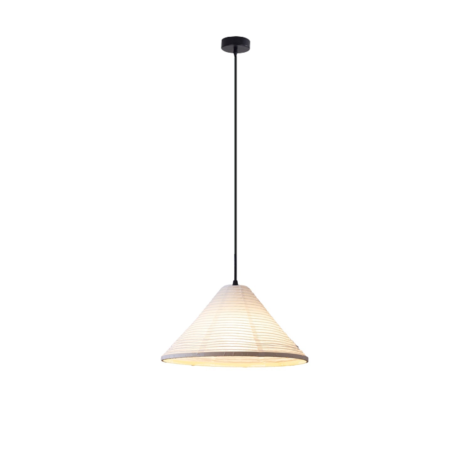 Washi Paper Pyramid Pendant Lamp - DEPRIMO
