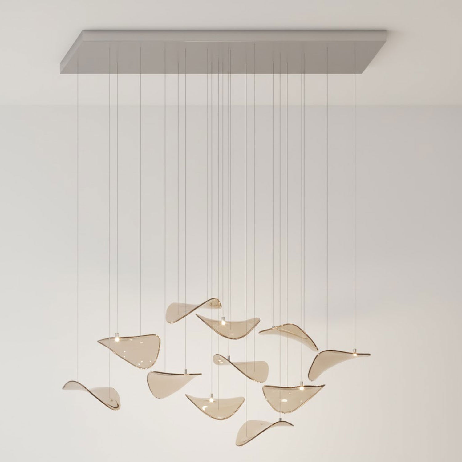 Wave Floating Leaf Chandelier - DEPRIMO