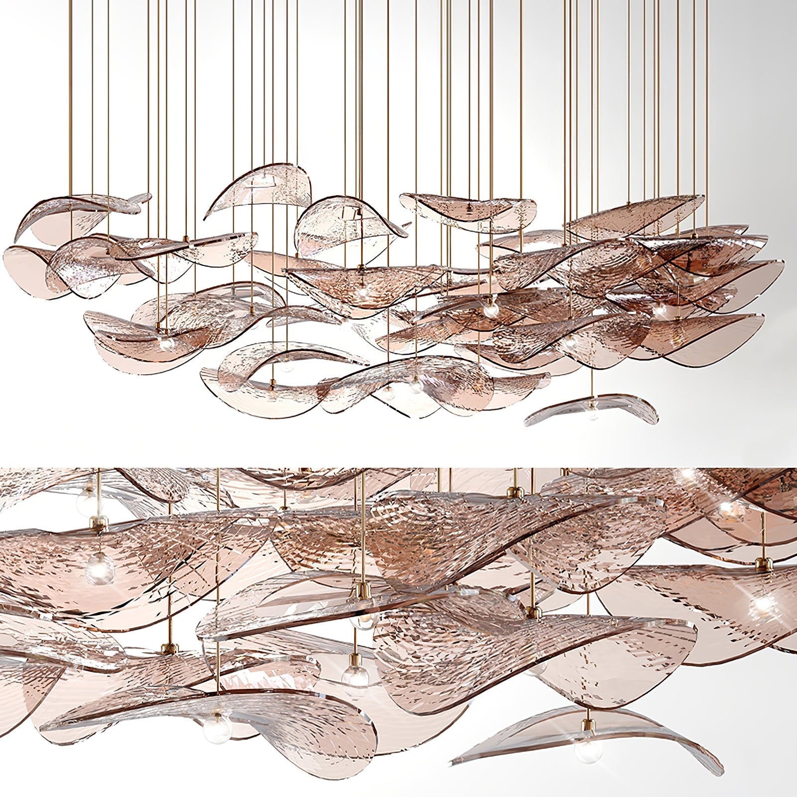 Підвісна люстра Wave Floating Leaf