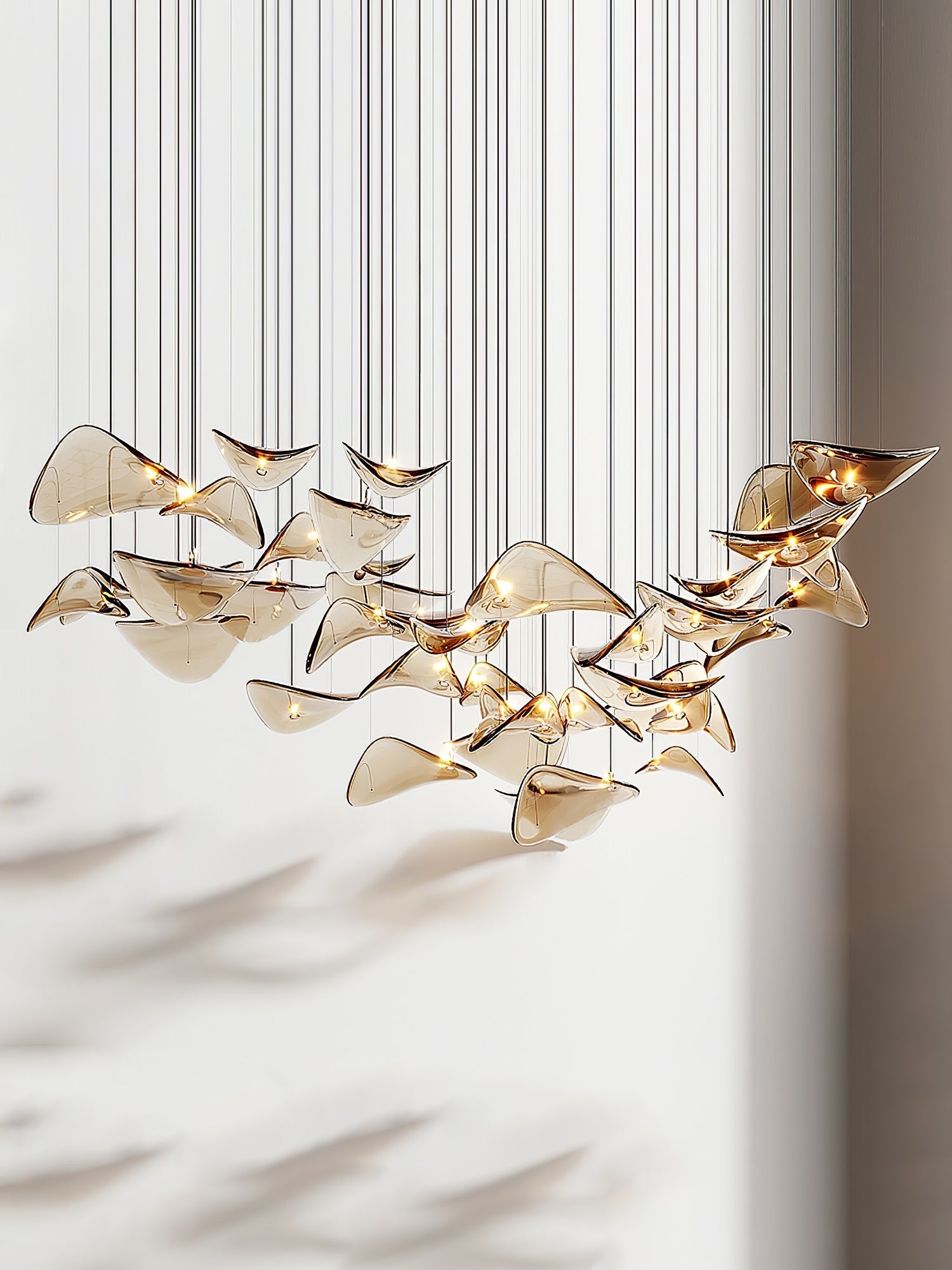 Підвісна люстра Wave Floating Leaf