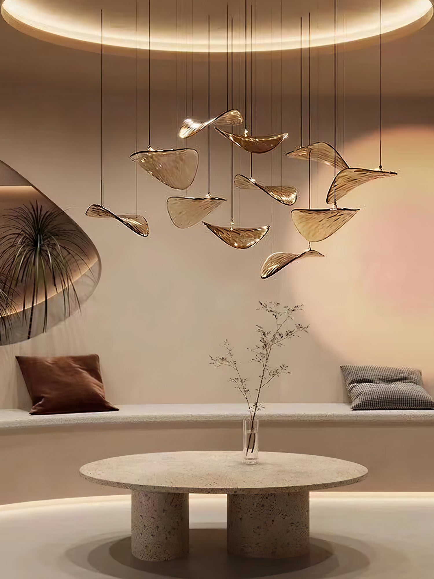 Підвісна люстра Wave Floating Leaf