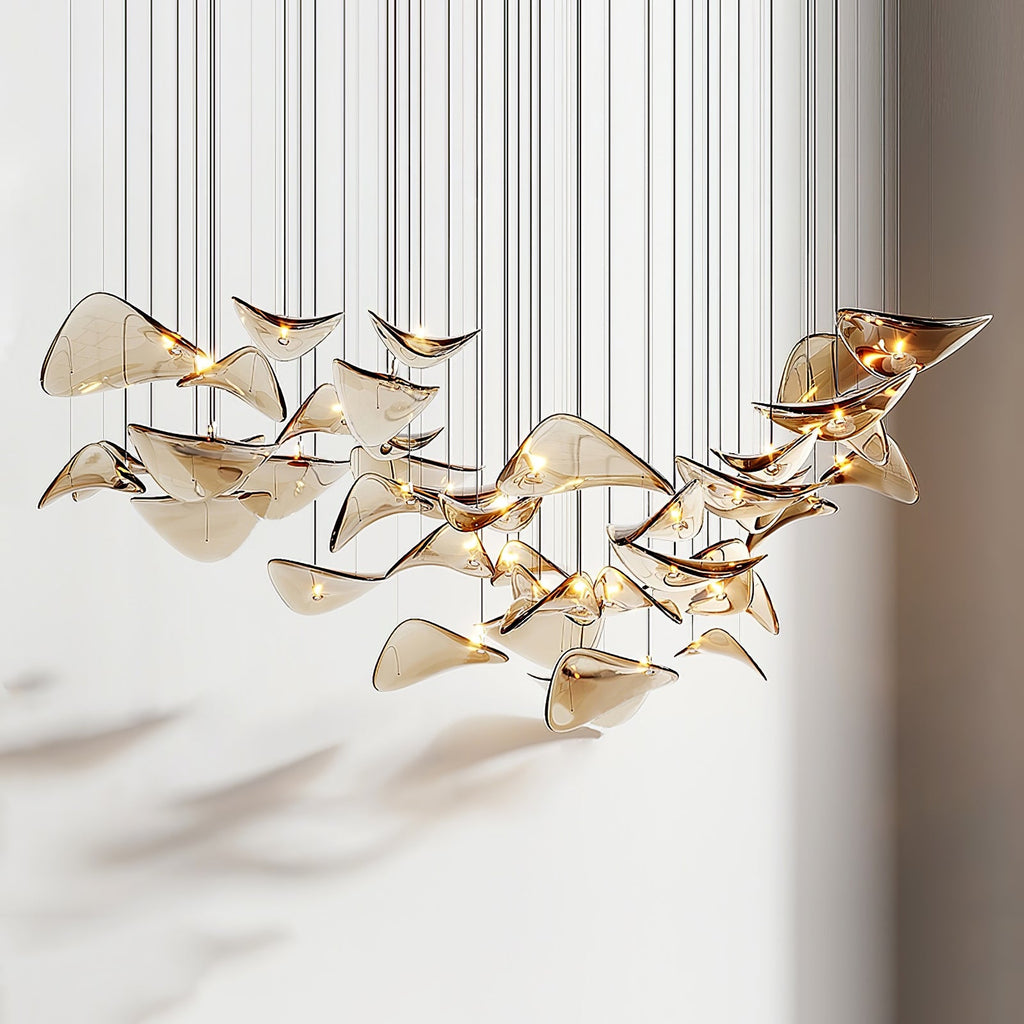 Wave Floating Leaf Chandelier - DEPRIMO