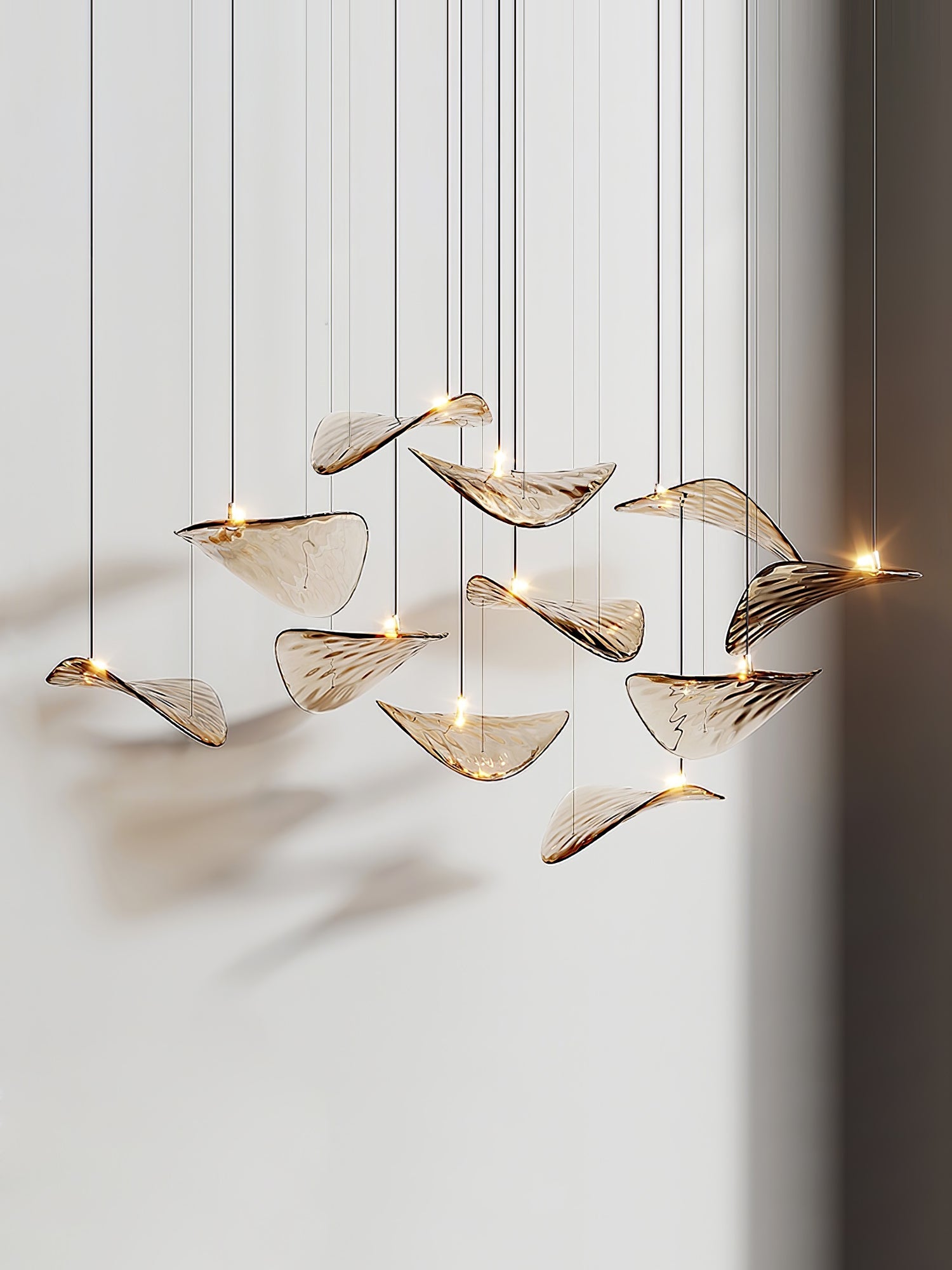 Підвісна люстра Wave Floating Leaf